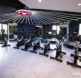 Resident fitness centre at an Emaar community